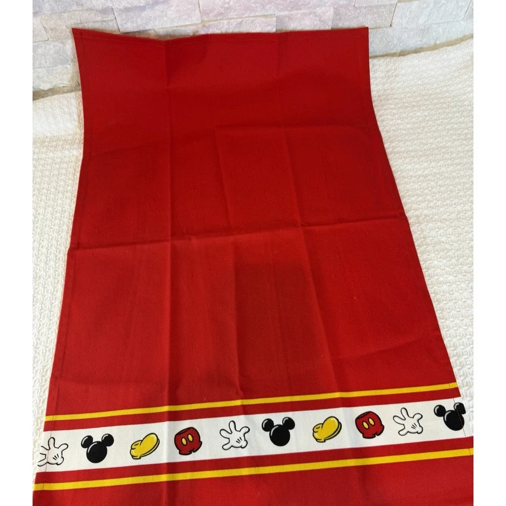 Disney Parks Kitchen Towels NWOTSet of 2 Mickey Minnie Red Polka Dot 100% Cotton